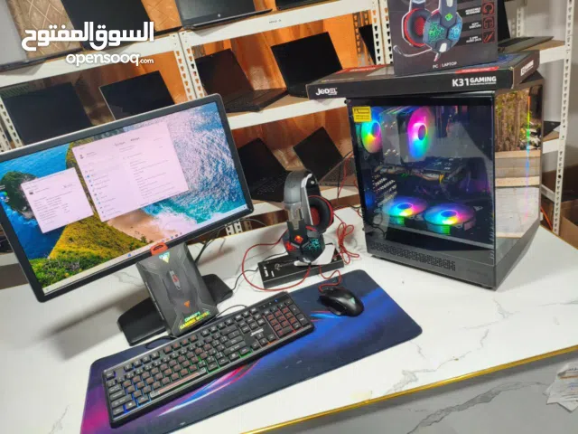 Gaming PC i7 + RX580 كامل مع شاشة