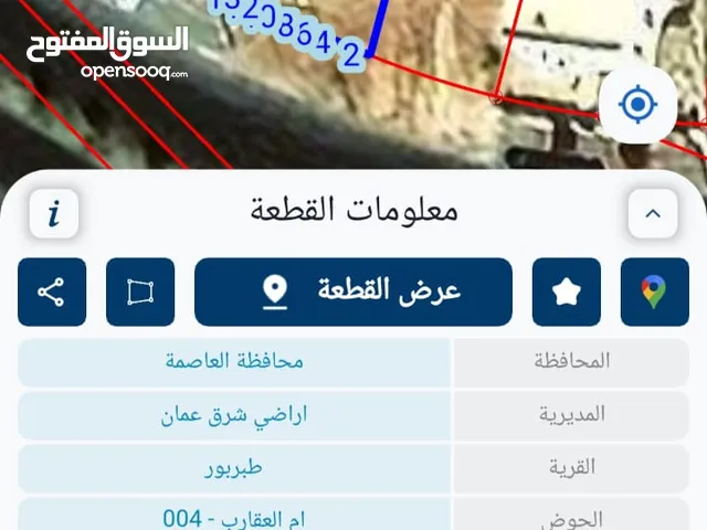 من المالك مباشرة - ارض مميزة طبربور القيادة العامة دوار الدبابة