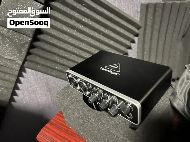 كرت صوت Behringer UMC202HD بحالة الوكالة - دقة 192kHz ومداخل Midas الاحترافية