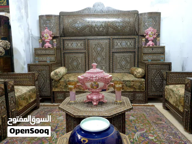 #مفروشات_الموزاييك #شرقيات_الرضا ياجبار يارب للبيع طقم دمشقي ملكي قديم عمرو50سنة وأكتر