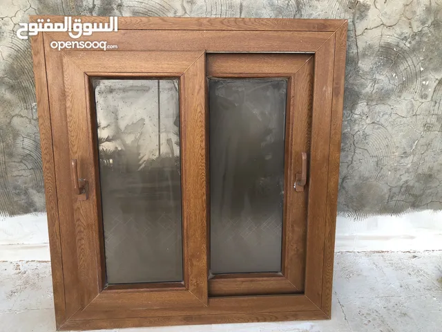 شباك بي في سي سحاب طول متر وعرض متر