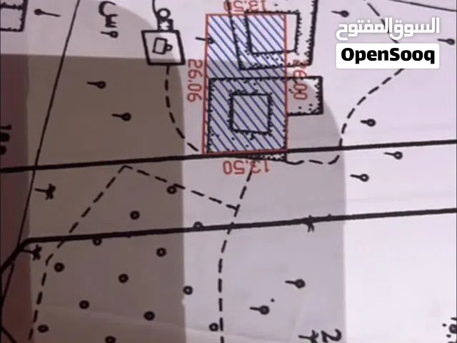 قطعة أرض 350متر سكنية في زناتة الجديد موقع سكني ممتاز