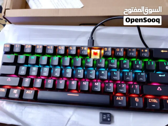 كيبورد ميكانيك سويج احمر  ار جي بي