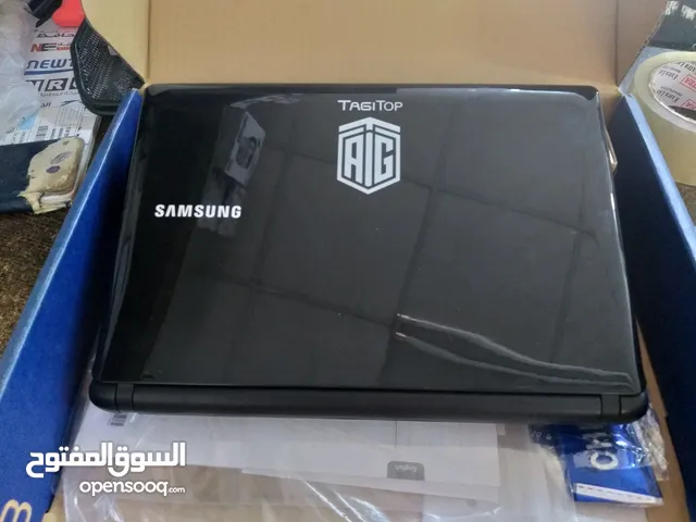 لابتوب سامسونج مني ذاكره 2GB هاردسك 320GB مستعمل بسيط بحال لجديد مع شاحنه الاصلي وكرتونتة