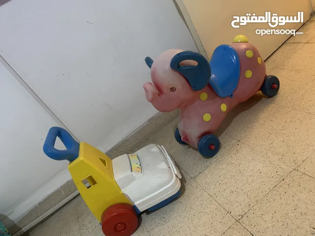 مشاية اطفال وبسكليت وهزاز فقط ب 7 دنانير التنين