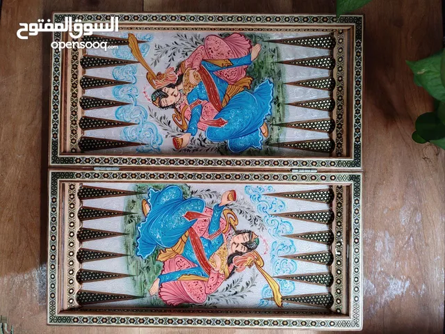 Selling all kinds of Iranian inlaid backgammon and chess boards, first class and the highest quality