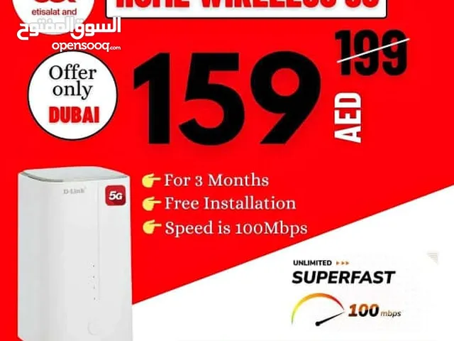 etisalat home internet service WiFi connection