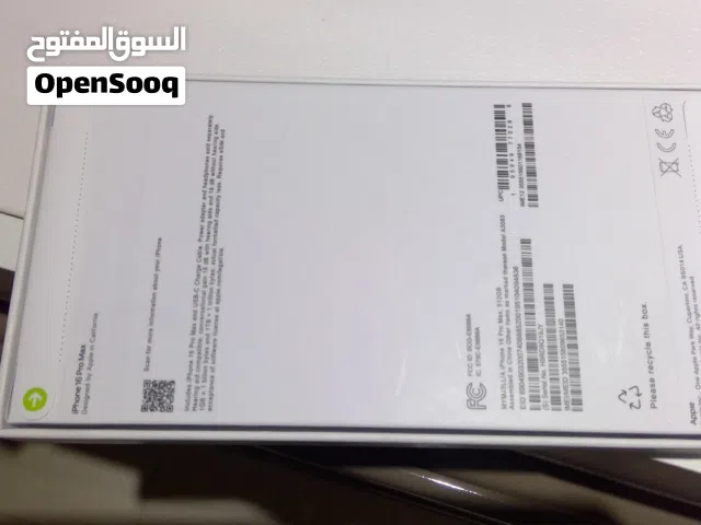 Iphone 16 Pro Max 512GB First-Grade Copy - ايفون 16 برو ماكس 512 جي بي تقليد درجة اولى