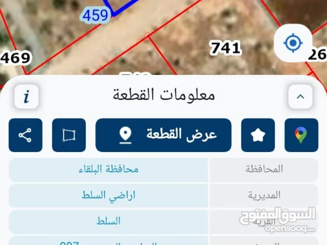 Residential Land for Sale in Salt Al Manshiyyeh