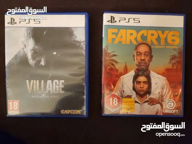 farcry 6 + resident evil village ps5 cd+ pes ps4