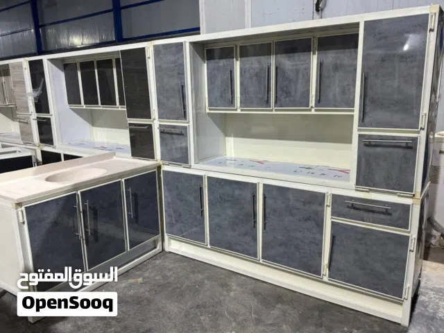 كاونتر المنيوم صيني مترين مع سنك مرمر متر 20