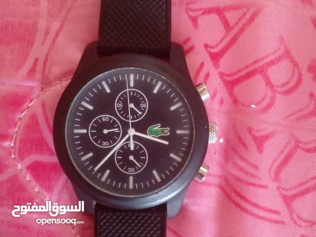ساعة لاكوست بحاله ممتازه اصليه