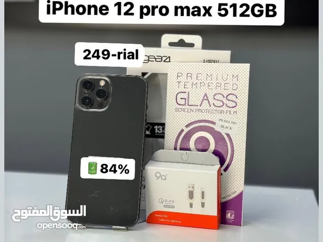 iPhone 12 Pro Max -128 GB /512 GB - Great phones with cover cable and screen protector