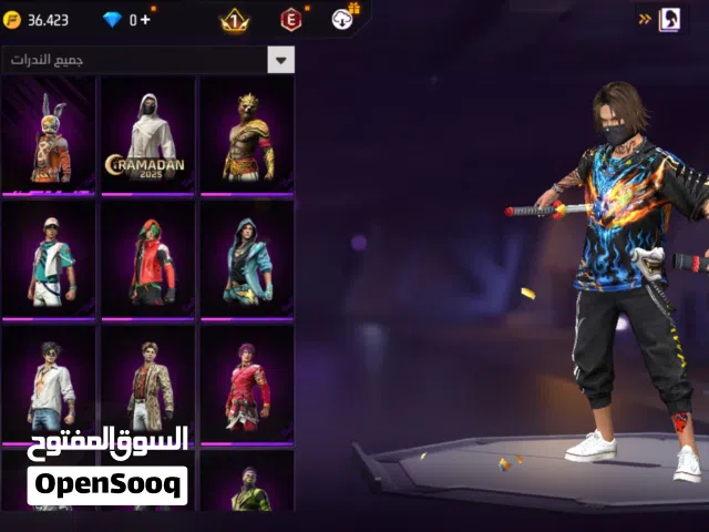 Free Fire Accounts and Characters for Sale in Amman