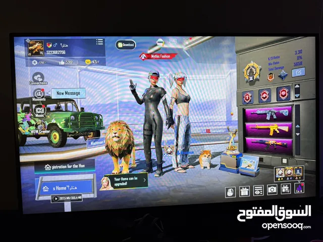 حساب ببجي لفل 76 فيه 66 مثك