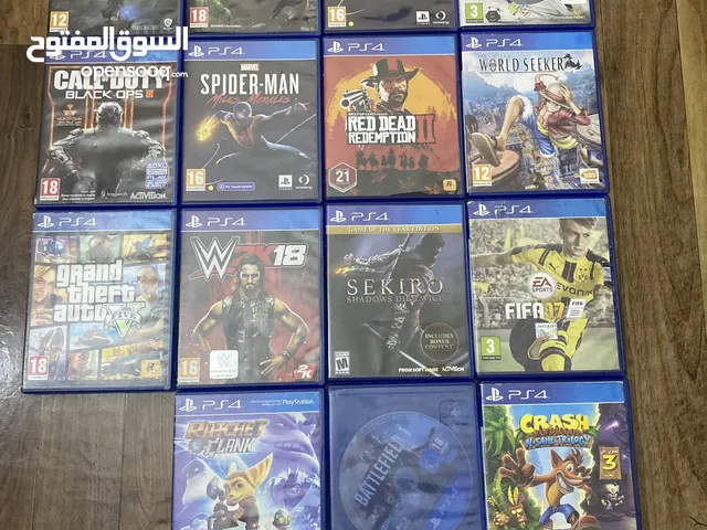 للبيع اشرطة مستخدمة ps4 and ps5