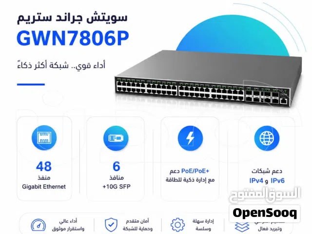 سويتش جراند ستريم GWN7806P اداء شبكي بمستوى احترافي !