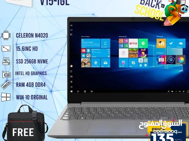 لابتوب لينوفو سيليرون Laptop Lenovo Celeron مع هدايا بافضل الاسعار