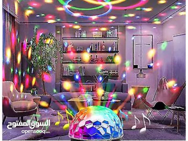 سماعة كره لمبه ديسكو دواره الكره المضيئه للحفلات للمناسبات سماعات بلوثوث فلاشه الديسكو حفلات موسيقى