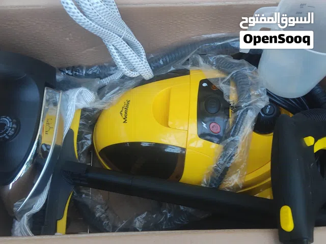 2×1 مكواة بخارية احترافية هولندية+ منظف بخاري للأرضيات والأسطح بضغط يصل إلى 4 بار جديد غبر مستعمل