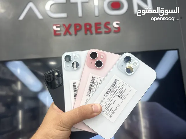iPhone 15 128 GB used ايفون 15 128 جيجا مستعمل بحاله الوكاله بطاريات من 86لل93 متوفر جميع الالوان