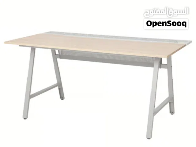 مكتب ألعاب, مظهر الدردار/رمادي, 160x80 سم جديد