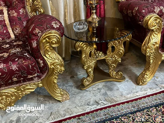 قنفات ملكي صناعه مصريه عدد 6 4 صغير 2 كبير طبلات عدد 3 ثنين وسط واحده كبيره وسطيه+برده نظافه 100/100