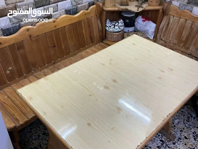 ميز مطبخ زاوية خشب صاج