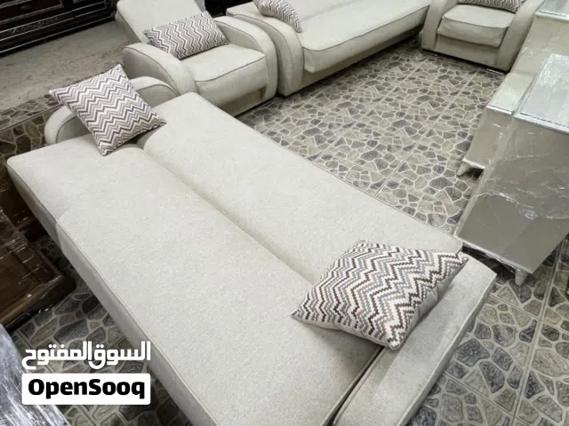 طقم كنب 8 مقاعد سجلونات تركي تخزين كامل مستعمل بحالة الوكالة