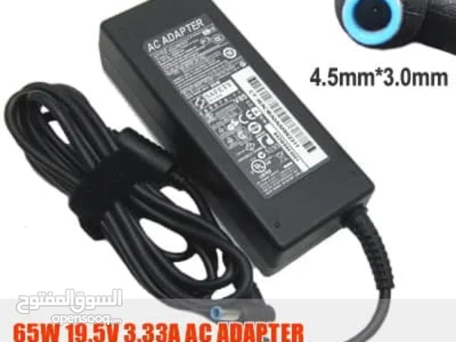 شاحن hp رفيع أزرق أصلي بسعر مميز يوجد توصيل