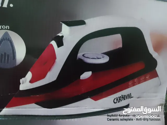 مكواه بخار سيراميك ماركه كرنفال 2600وات خامات قوية شكل جميل وأنيق التوصيل مجانا مترو جمال عبد الناصر