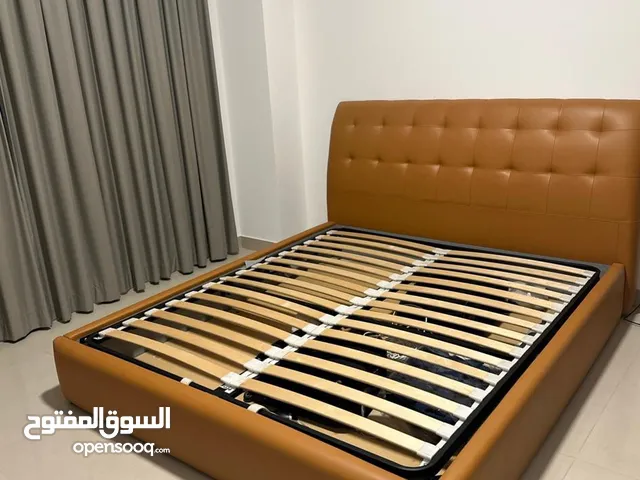 IKEA Kortgarten BrownLeather Bed - King Size