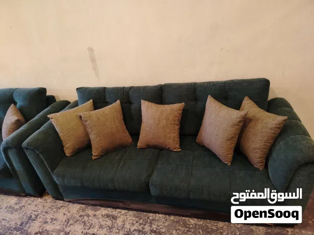 طقم سبع مقاعد الخشب سويد بالكامل