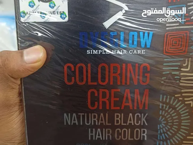 Dye glow black hair color cream