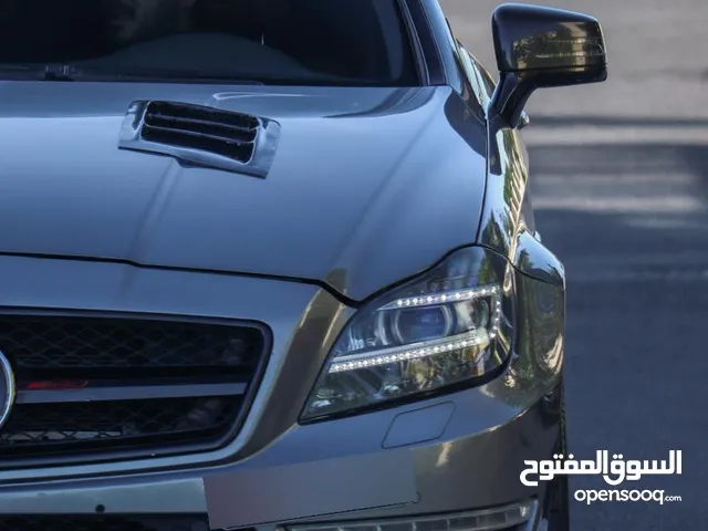 Mercedes CLS 63 موديل 2012 اللون رمادي خليجي الممشى 174 الف كيلو متر
