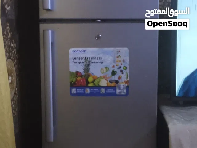 -ثلاج مارك سوناشي11قدم  -ميكروفيڨ مارك ناكي متوسط  - غساله اوتماتيك مارك ال جي7kg  -دفايه كبير شاشهS
