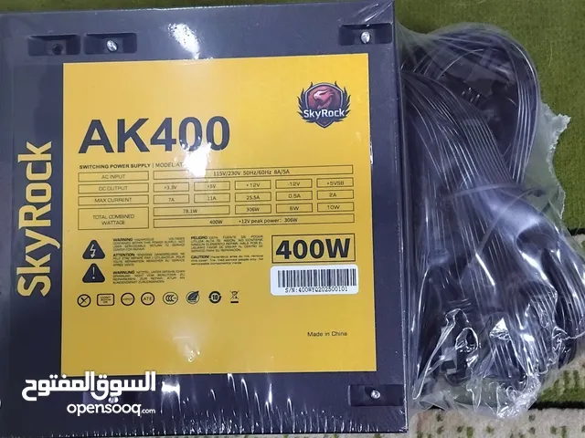 باور سبلاي مزود طاقه جيمنج لأجهزة الكومبيوتر بقدرة 400 واط SKYROCK 400W DESKTOP GAMING POWER SUPPLY