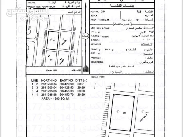 Mixed Use Land for Sale in Al Batinah Nakhl