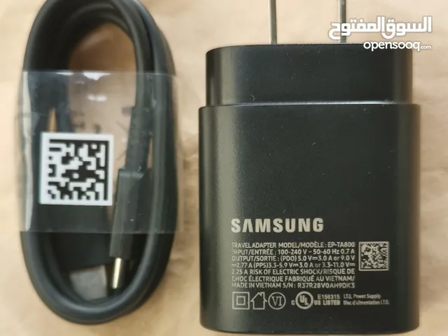 شاحن سامسونج تايب سي 25 وات أصلي مع سلك اصلي