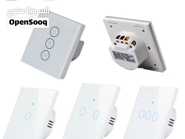 مفتاح اللمس الذكي (النظام الأوروبي المربع 1 خط و 3 خطوط): Tuya Smart Touch Switch UK Standard 86x