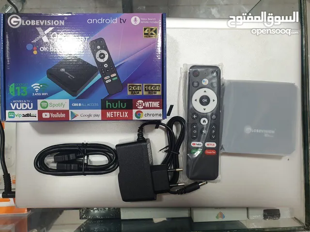 TV Box Android 13 المواصفات: ذاكرة RAM 2GB لأداء سلس وسريع سعة تخزين 16GB