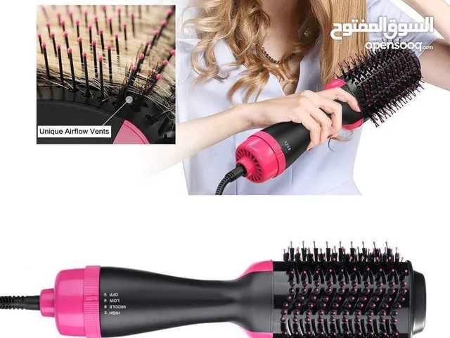 فرشاة مجفف شعر 4 في 1 من Step one ومكثف الشعر مع أيونات سالبة مضادة للتجعد