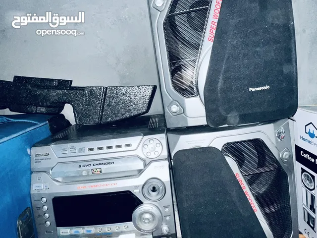 ستيريو باناسونيك Panasonic اصلي شغال على وصله Aux صوت خيالي بحاله جيده السي دي بحاجه إلى مغيطه فقط