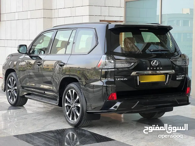 للبيع لكزس 570 lx بلاك اديشن موديل 2021 رقم1 فول اوبشن خليجي بحالة الوكاله بدون حوادت