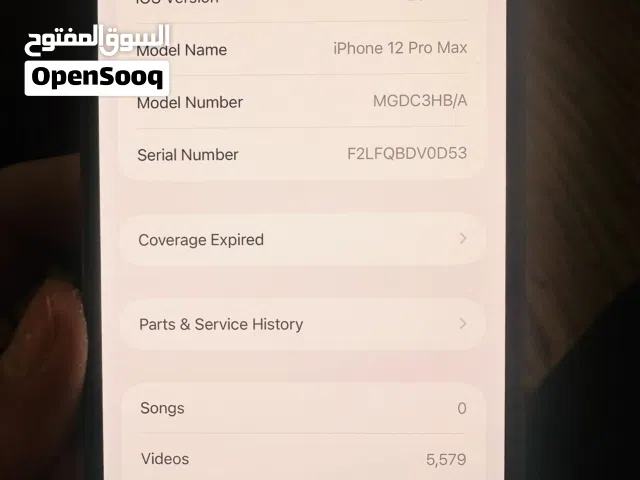 Apple iPhone 12 Pro Max 256 GB in Nablus