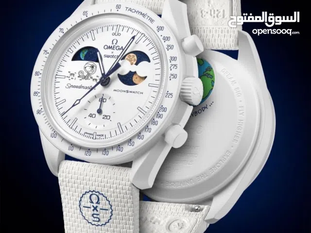 Omega x Swatch MoonSwatch Master Quality – White Edition  Premium Chronograph  Dubai