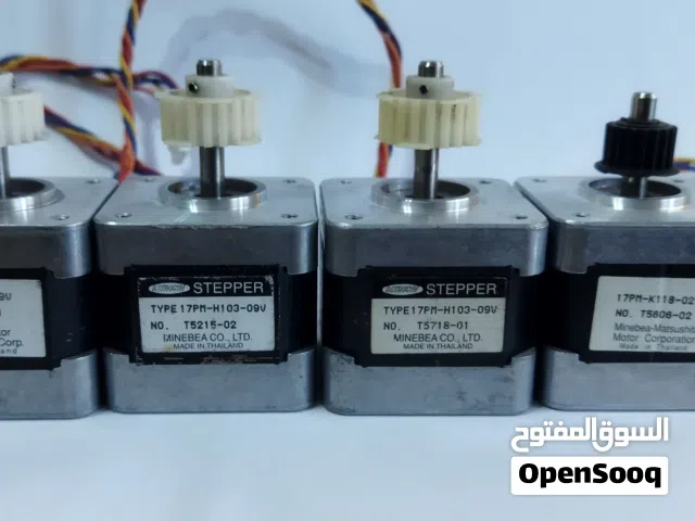 Stepper Motor NEMA17 أصلي Minebea – مع Gear – بحالة ممتازة