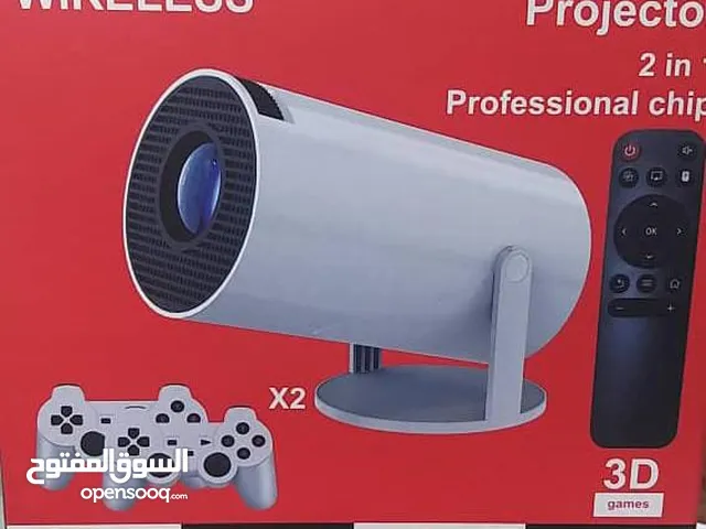 متوفر بروجكتر ألعاب 2×1 + ميني سينمائي للعرض... جودة عالية وواي فاي سريع جملة وقطاعي