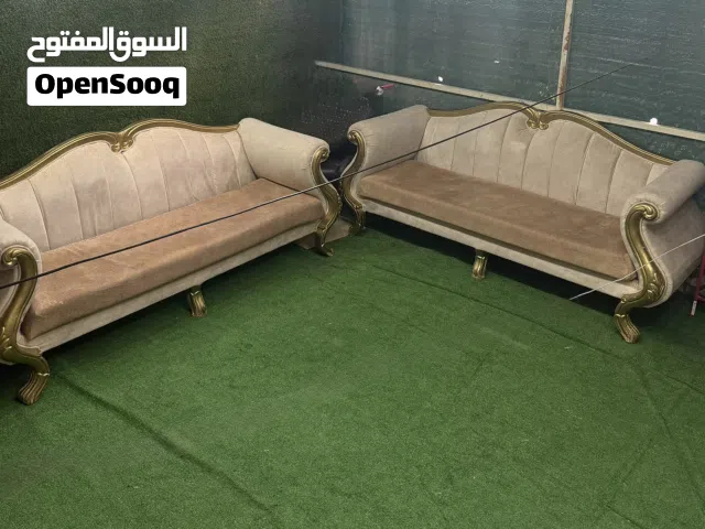 طقم 3 كنب  مترين قطعتين و مترين ونص قطعة وكرسي قطعتين
