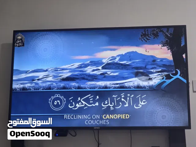 شاشه 58 بوصه ماركه اونيكس اندرويد كالجديد استخدام بسيط